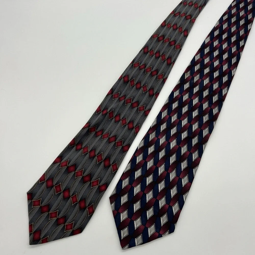 Facets Tie‎ Lot Of 2